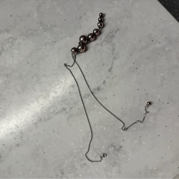 Georg Jensen Silver Moonlight Grapes Neacklace - Picture 3 of 9